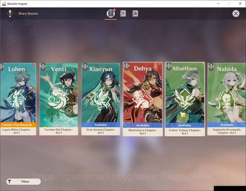 Genshin Impact Accounts ASIA|AR 56|PremFrezee [Skirk,Escoffier,Furina]|9 L image 14