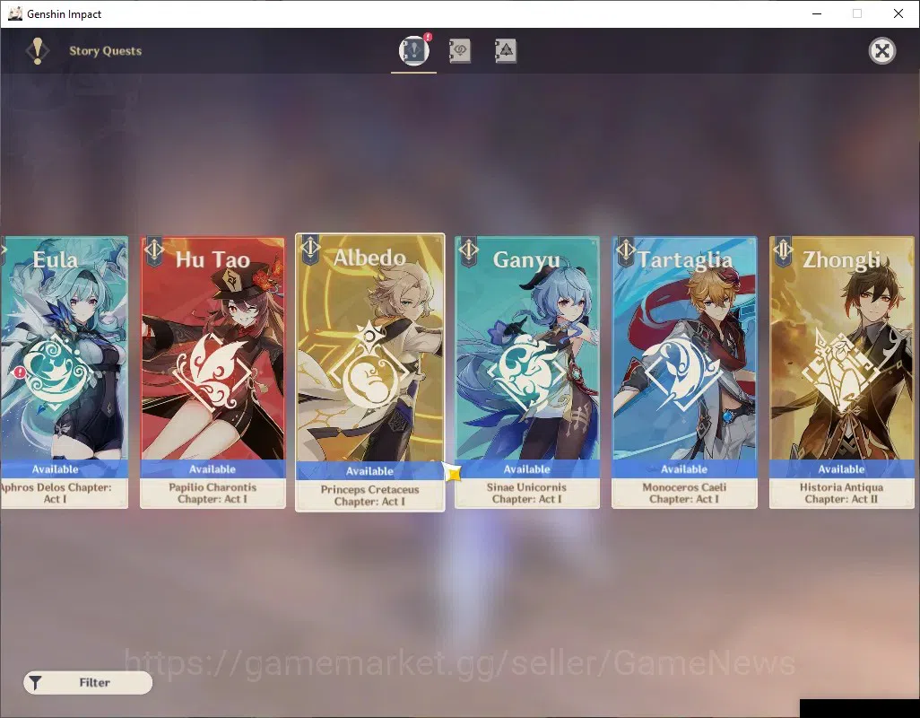Genshin Impact Accounts ASIA|AR 56|PremFrezee [Skirk,Escoffier,Furina]|9 L image 16