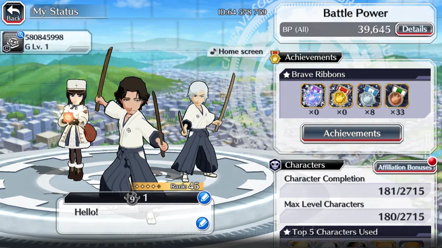 Bleach: Brave Souls Accounts GLOBAL]6K Orb+Fresh All Story|2SoulReaper(Jushiro+ image 2