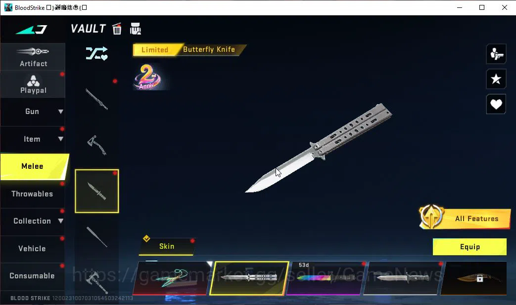 Blood Strike Accounts ASIA|7 ETERNAL COLLAB M4A1,UZI,QBZ95,SPIKE,Ethan|M image 10