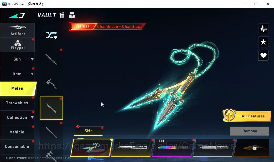 Blood Strike Accounts ASIA|7 ETERNAL COLLAB M4A1,UZI,QBZ95,SPIKE,Ethan|M image 9
