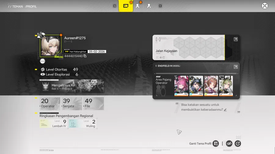 Arknights: Endfield Accounts ASIA | Level 49 | 2 Limit+2 Sign | Yvonne Sign, Ta image 2