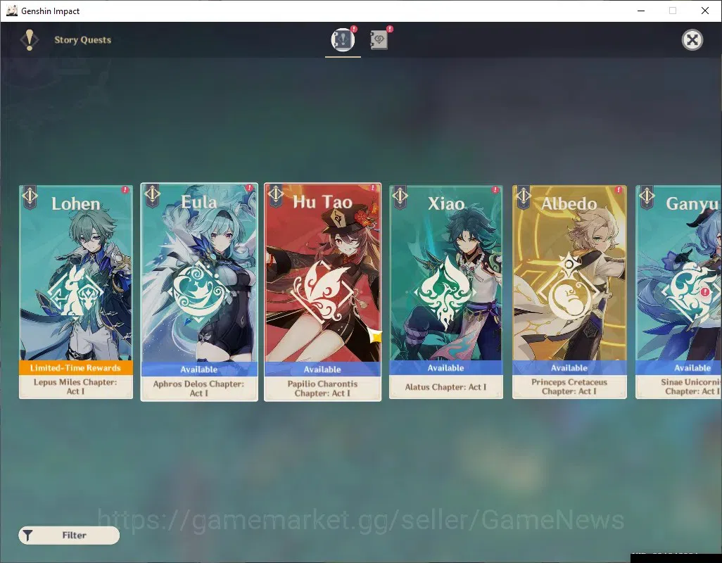 Genshin Impact Accounts ASIA|AR 42|4 Limited + 1 (*5 Weapon)|Columbina,Mav image 14