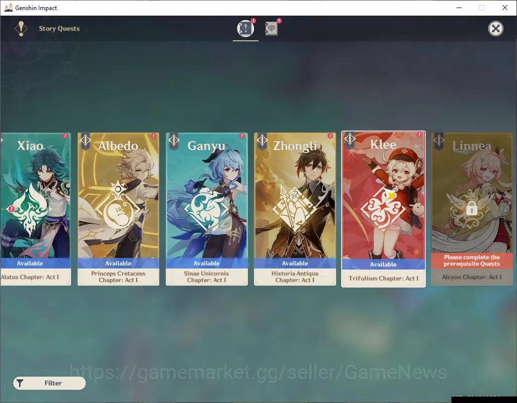 Genshin Impact Accounts ASIA|AR 42|4 Limited + 1 (*5 Weapon)|Columbina,Mav image 15