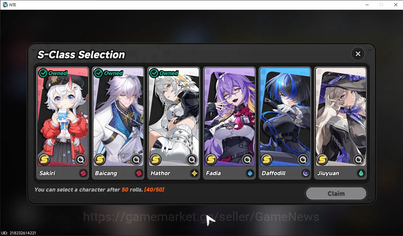 Neverness to Everness Accounts GLOBAL NA |HL 3| 3 SSR [Sakiri, Baicang, Hathor] | image 6