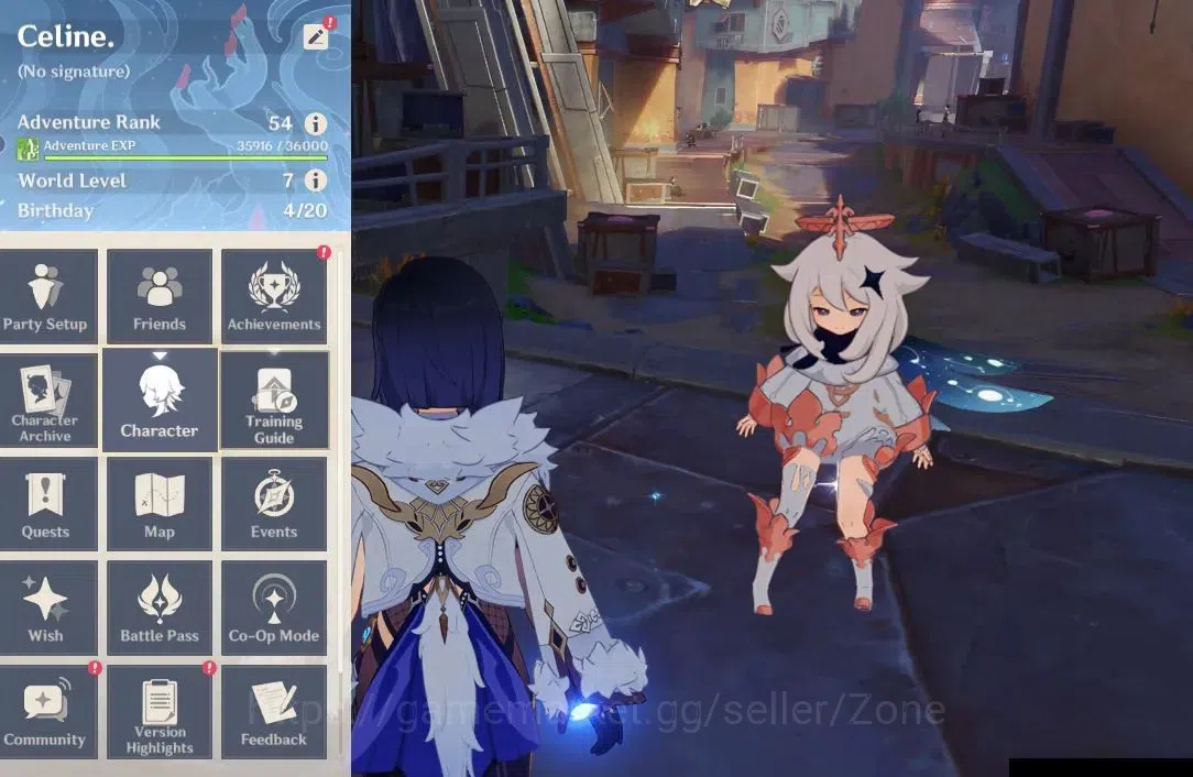 Genshin Impact Accounts Others ASIA|AR 54|3 Limit 5*CHAR +3 5*Wpn(Yelan C3, Skirk, Raiden)|Low Explore|Check 1