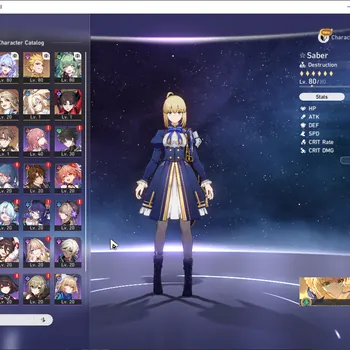 Honkai Star Rail Accounts Others Asia|TL 61|Saber Prem Team|7 Limited|Saber,Gilgamesh)+Sign Robin Summer,Pearl,Huohuo,Rin