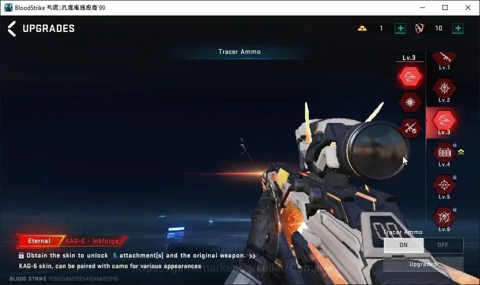 Blood Strike Accounts ASIA|2 EVO[UMP45 Lv4,MP5 Lv3]|9 ETERNAL[AK47 Lv5,K image 13