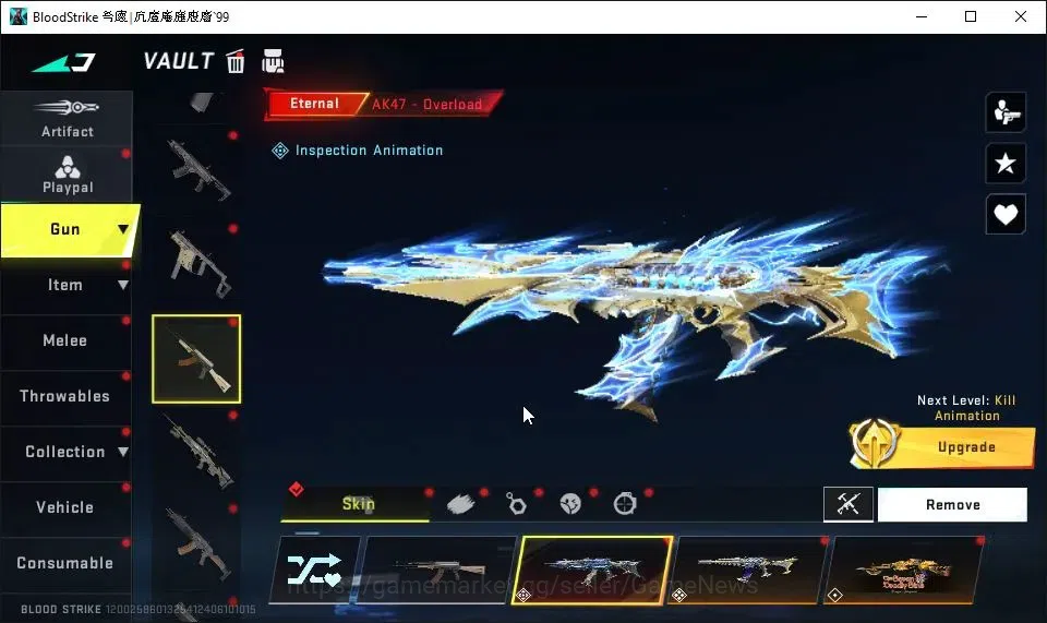 Blood Strike Accounts ASIA|2 EVO[UMP45 Lv4,MP5 Lv3]|9 ETERNAL[AK47 Lv5,K image 14