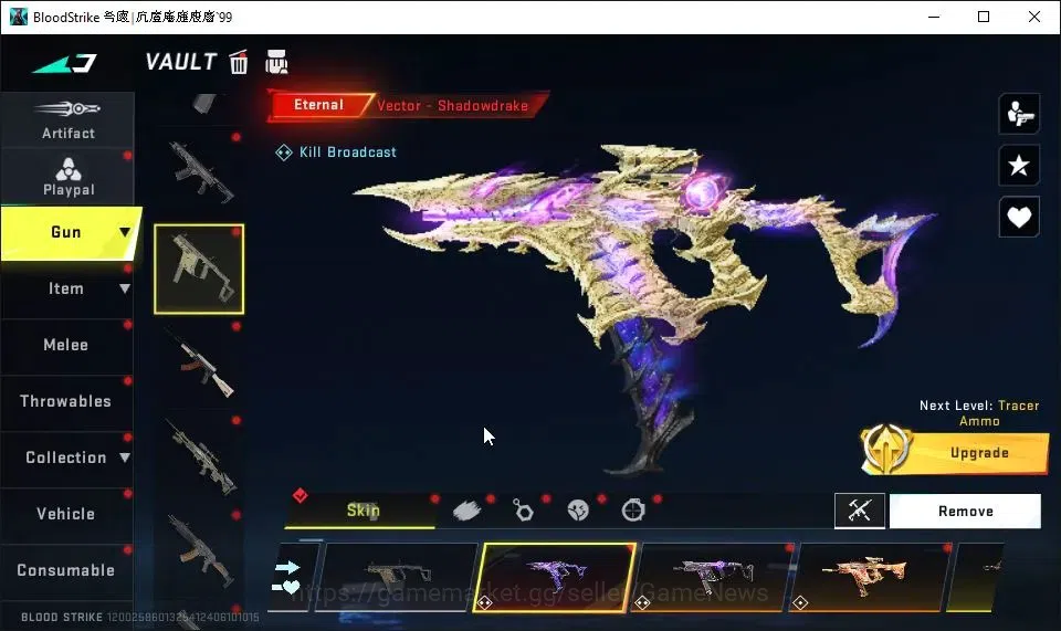 Blood Strike Accounts ASIA|2 EVO[UMP45 Lv4,MP5 Lv3]|9 ETERNAL[AK47 Lv5,K image 16