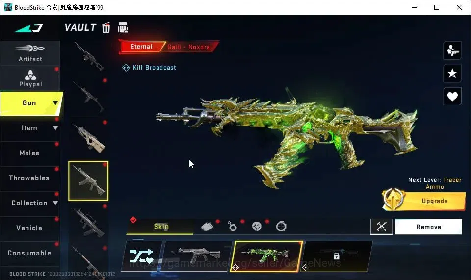 Blood Strike Accounts ASIA|2 EVO[UMP45 Lv4,MP5 Lv3]|9 ETERNAL[AK47 Lv5,K image 5