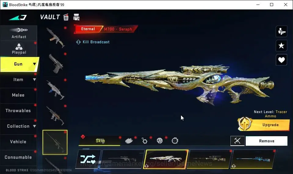 Blood Strike Accounts ASIA|2 EVO[UMP45 Lv4,MP5 Lv3]|9 ETERNAL[AK47 Lv5,K image 9