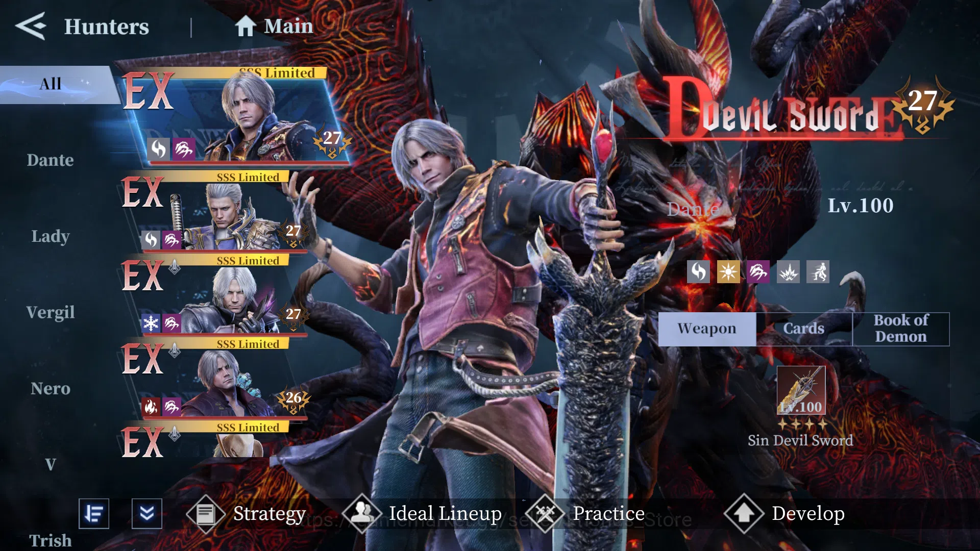 Devil May Cry: Peak of Combat Accounts DMC54 | ALL DEVICE | GLOBAL ASIA | BEAST ENDGAME 1 image 2