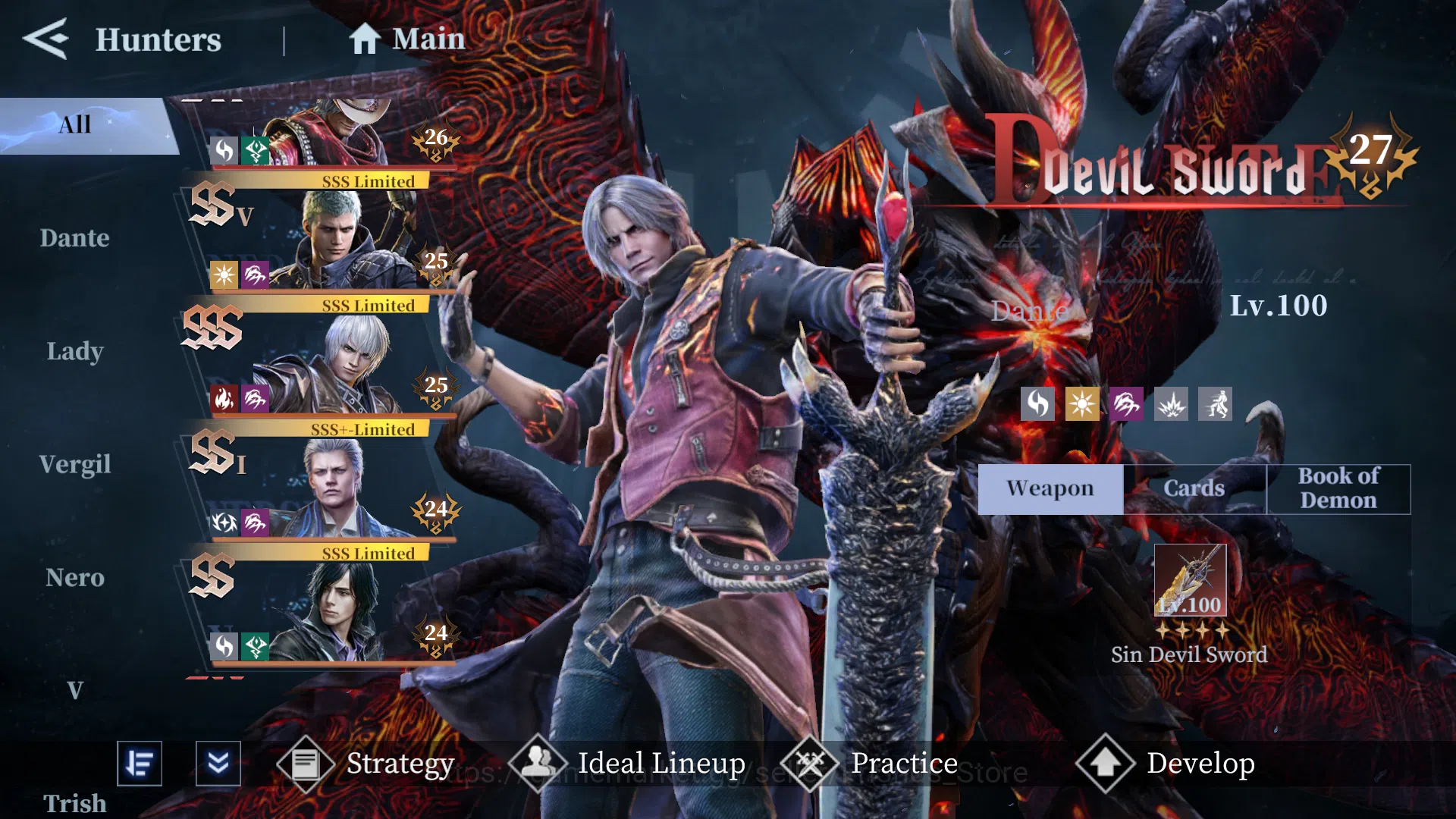 Devil May Cry: Peak of Combat Accounts DMC54 | ALL DEVICE | GLOBAL ASIA | BEAST ENDGAME 1 image 3