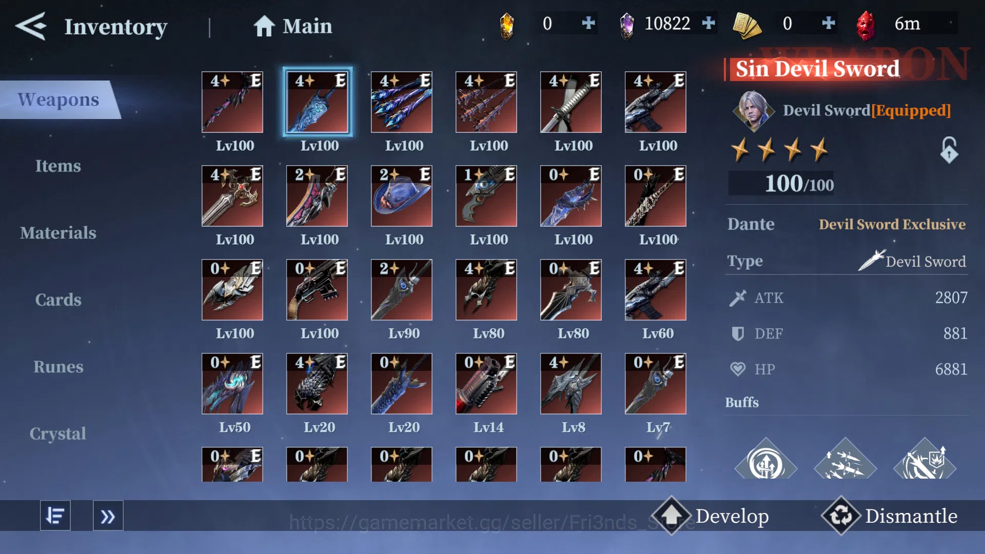 Devil May Cry: Peak of Combat Accounts DMC54 | ALL DEVICE | GLOBAL ASIA | BEAST ENDGAME 1 image 5