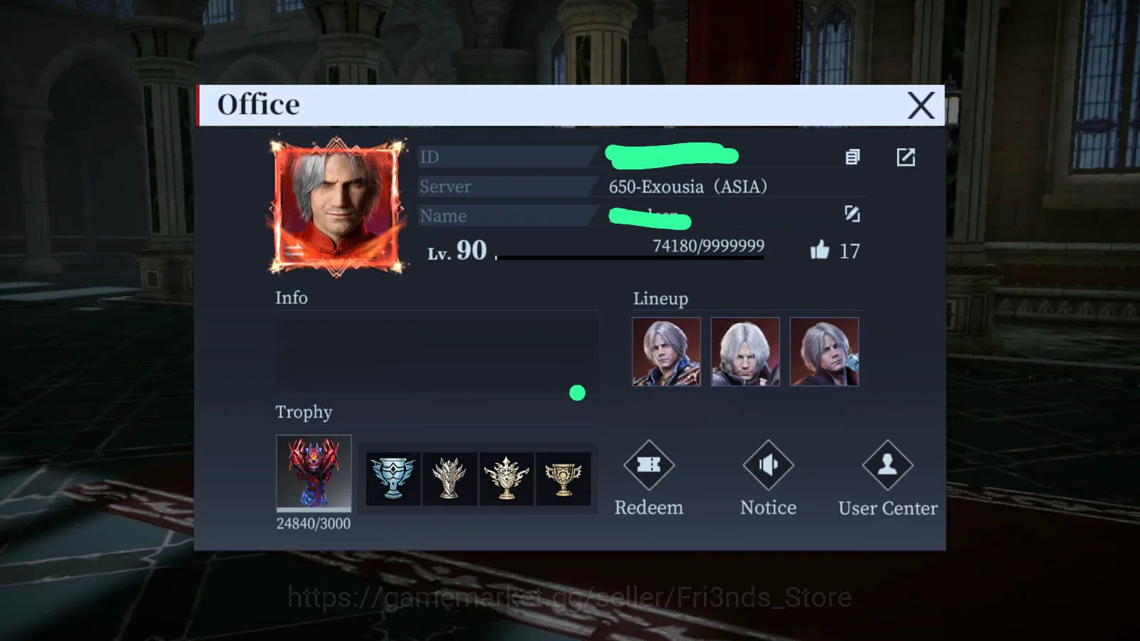 Devil May Cry: Peak of Combat Accounts DMC54 | ALL DEVICE | GLOBAL ASIA | BEAST ENDGAME 1 image 7