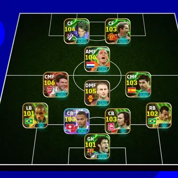 eFootball Accounts Legends & Iconic Players EFOOTBALL COLLECTIVE 3201+ | BIGTIME D RICE,LEGEND DE ROSSI,G BATISTUTA,M