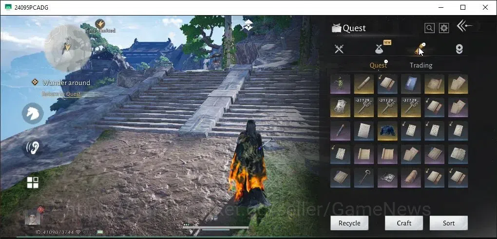 Where Winds Meet Accounts GLOBAL|Lv 95|26K GS|Abyss Conqueror|Peaceful Life  image 13