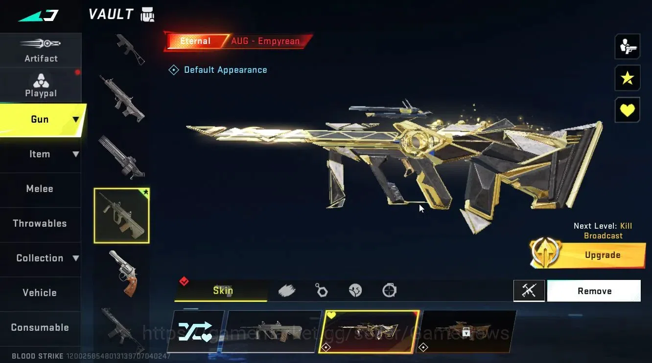 Blood Strike Accounts ASIA|ETERNAL AUG-Empyrean Lv2|Legendary MCX-Radian image 5