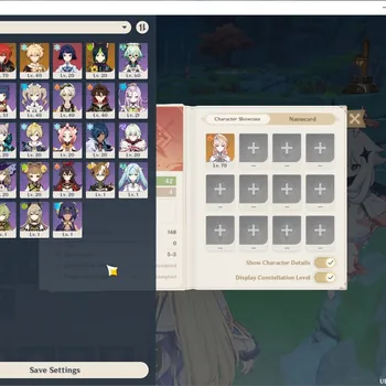 Genshin Impact Accounts Mid Game ASIA|AR 42|Rate On|1 Limited + 2 Standard| Nicole |Diluc & Tighnari|Male MC|Take Mail|GI8388