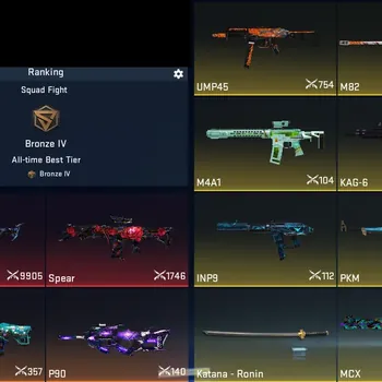 Blood Strike Accounts Others ASIA |1ETERNAL: Uzi-Star Chaser|1 LIMITED Spear|1Melee Katana-Ronin|2Ultra Gun|5Ultra