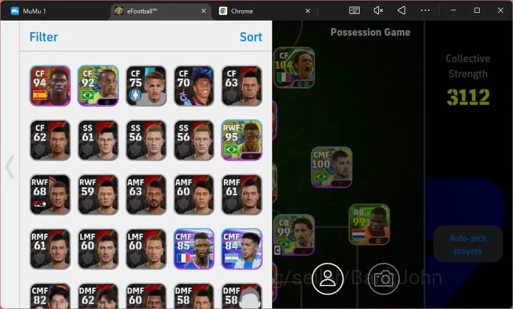 eFootball Accounts Mobile|PW 3112|Epic Inzaghi, Gerrard, Batistuta, S image 2