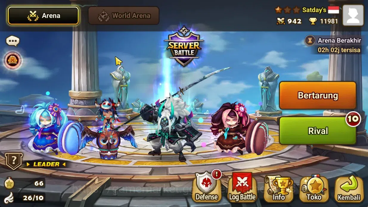 Summoners War: Sky Arena Accounts Starter GLOBAL Lv51|Starter 2LD[Dark Giselle,Light Ubel]|14Total NB5,7Total Ld 11