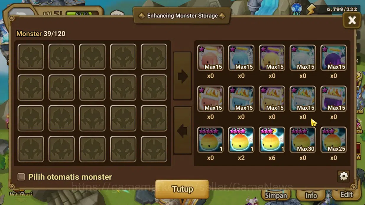 Summoners War: Sky Arena Accounts Starter GLOBAL Lv51|Starter 2LD[Dark Giselle,Light Ubel]|14Total NB5,7Total Ld 13