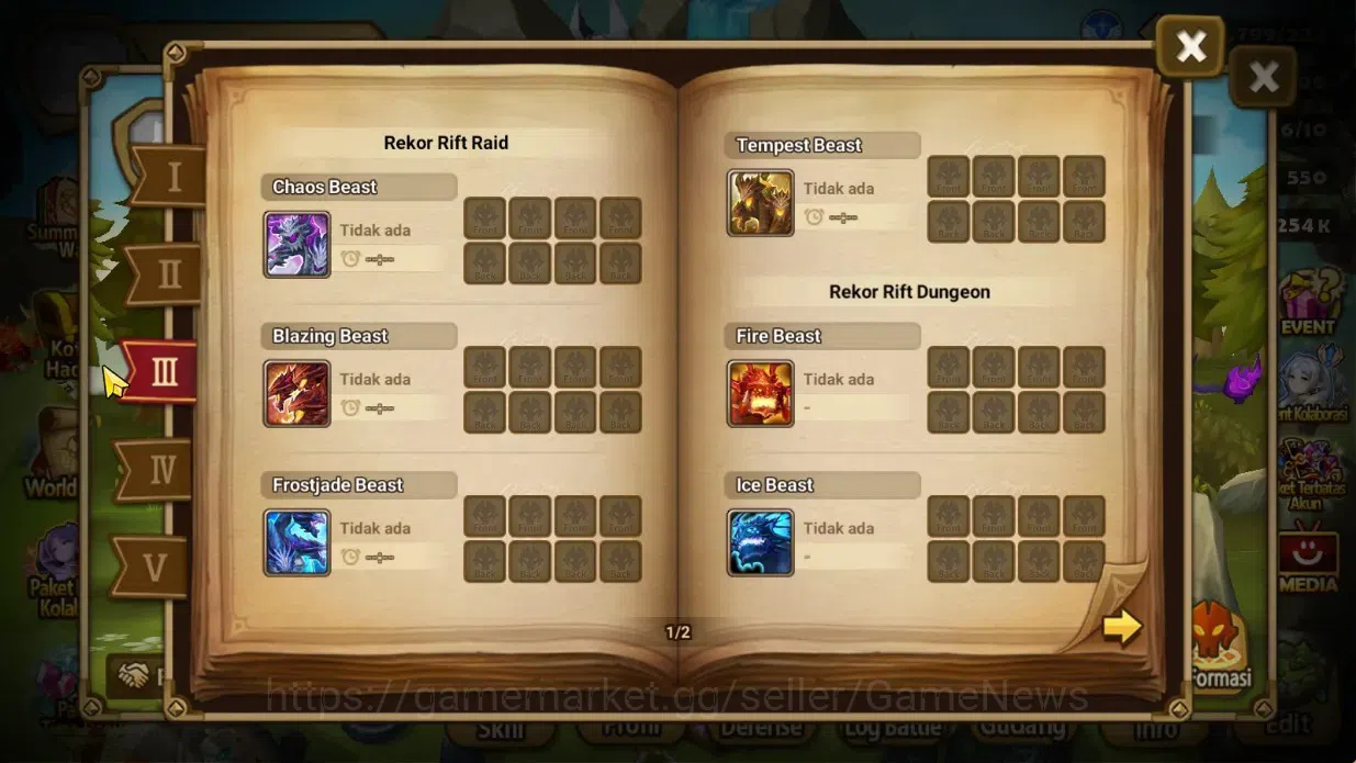 Summoners War: Sky Arena Accounts Starter GLOBAL Lv51|Starter 2LD[Dark Giselle,Light Ubel]|14Total NB5,7Total Ld 6