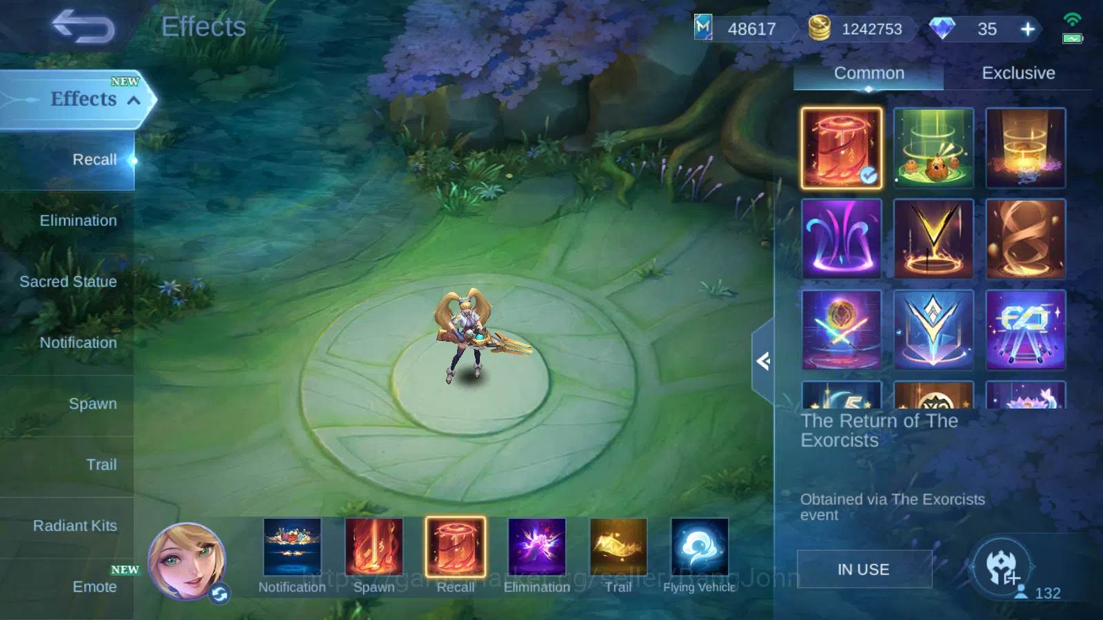 Mobile Legends: Bang Bang Accounts Hero 132 Skin 523 | Legend GS, Lunox | Zenith Sele image 15