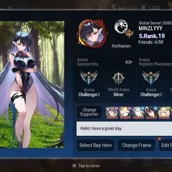 Epic Seven Accounts High-End Global Unverif| 17ML(Lisette, LotS, TR Elvira, RoL Zio, Etc.)|Abyss F101|PoH55+MoR94|Episode