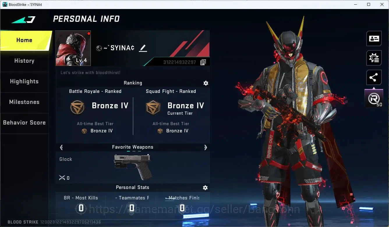 Blood Strike Accounts ASIA | 2 ULTRA Striker: ETHAN Raid Mask | 2 LEGEND image 2