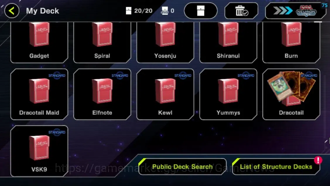 Yu-Gi-Oh! Master Duel Accounts Lv 18|20 Deck|VSK9,DracotailMaid,ElfNote,Kewl,Yumm image 7