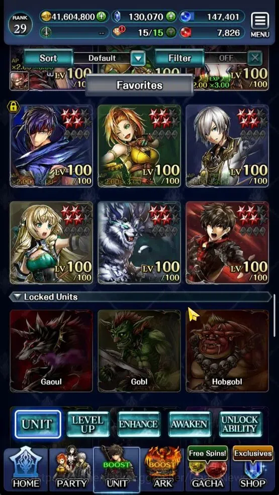 Last Cloudia Accounts GLOBAL|Rank 29|130K Crystal|Top Tier Unit [DL Jude image 5