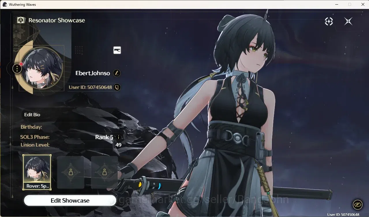 Wuthering Waves Accounts Starter NA|UL 49|Rank 5|Account Ready Gacha: 71k Astrite + 21 Radiant Tide + 144 Lustrou Tide|Mc 1