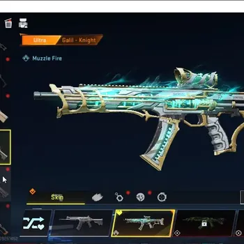 Blood Strike Accounts Rare Skin ASIA|4 Ultra Galil Knight Lv3,Vector Flame Fox,Spike Twilight Baron,Ethan Raid Mask|9