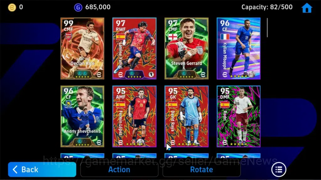 eFootball Accounts Legends & Iconic Players Android|BigTime Declan Rice,Epic S.Gerrard,Andriy S,ShowTime TFFC26 4