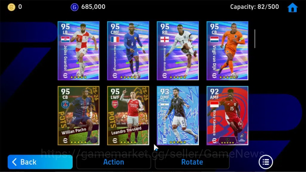 eFootball Accounts Legends & Iconic Players Android|BigTime Declan Rice,Epic S.Gerrard,Andriy S,ShowTime TFFC26 5