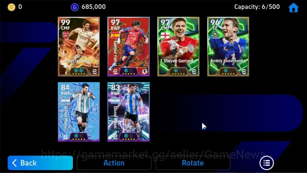 eFootball Accounts Legends & Iconic Players Android|BigTime Declan Rice,Epic S.Gerrard,Andriy S,ShowTime TFFC26 7