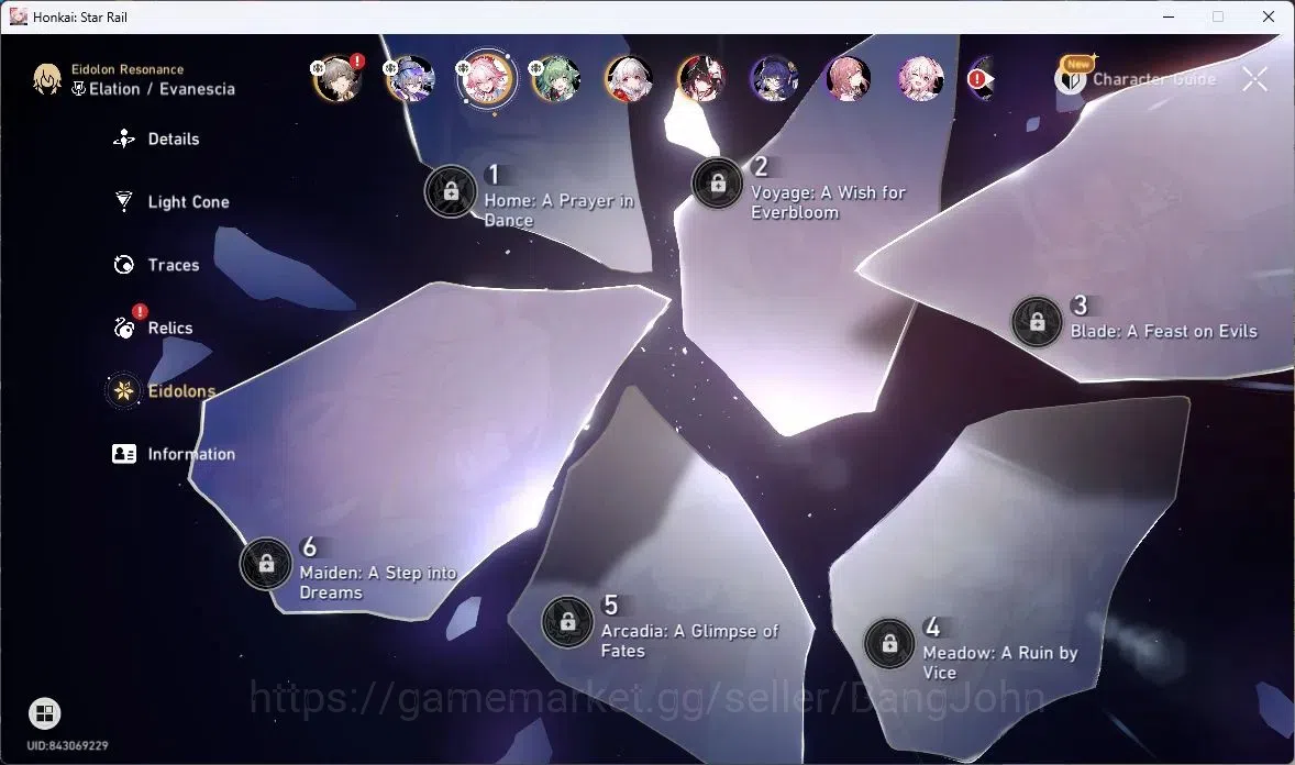Honkai Star Rail Accounts ASIA | TL 28 | 4 LIMIT | SILVER WOLF | EVANESCIA | image 16