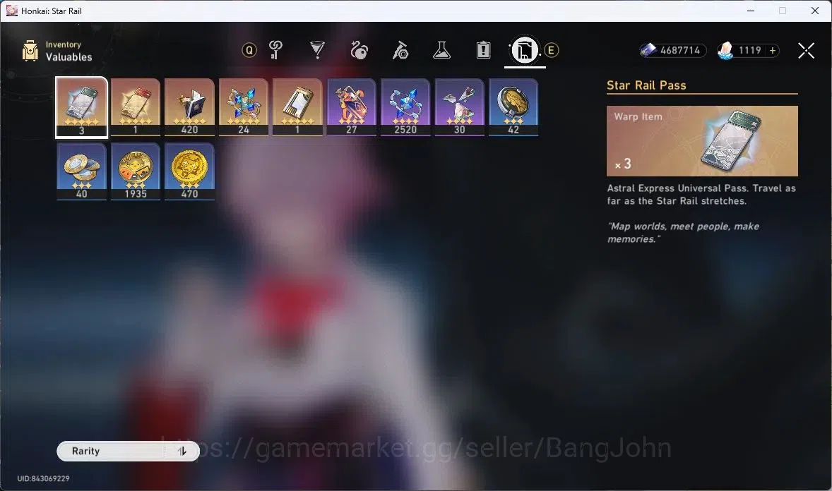 Honkai Star Rail Accounts ASIA | TL 28 | 4 LIMIT | SILVER WOLF | EVANESCIA | image 6
