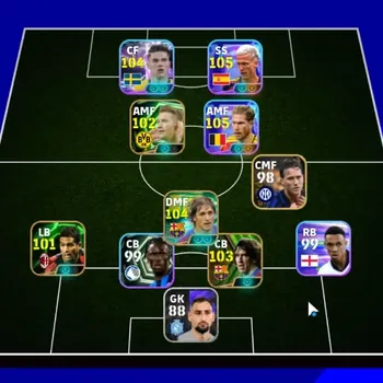 eFootball Accounts Legends & Iconic Players Android|Power 3118|Epic Edmilson,Carles Puyol,Serginho,Marco Reus|Show Time Dani