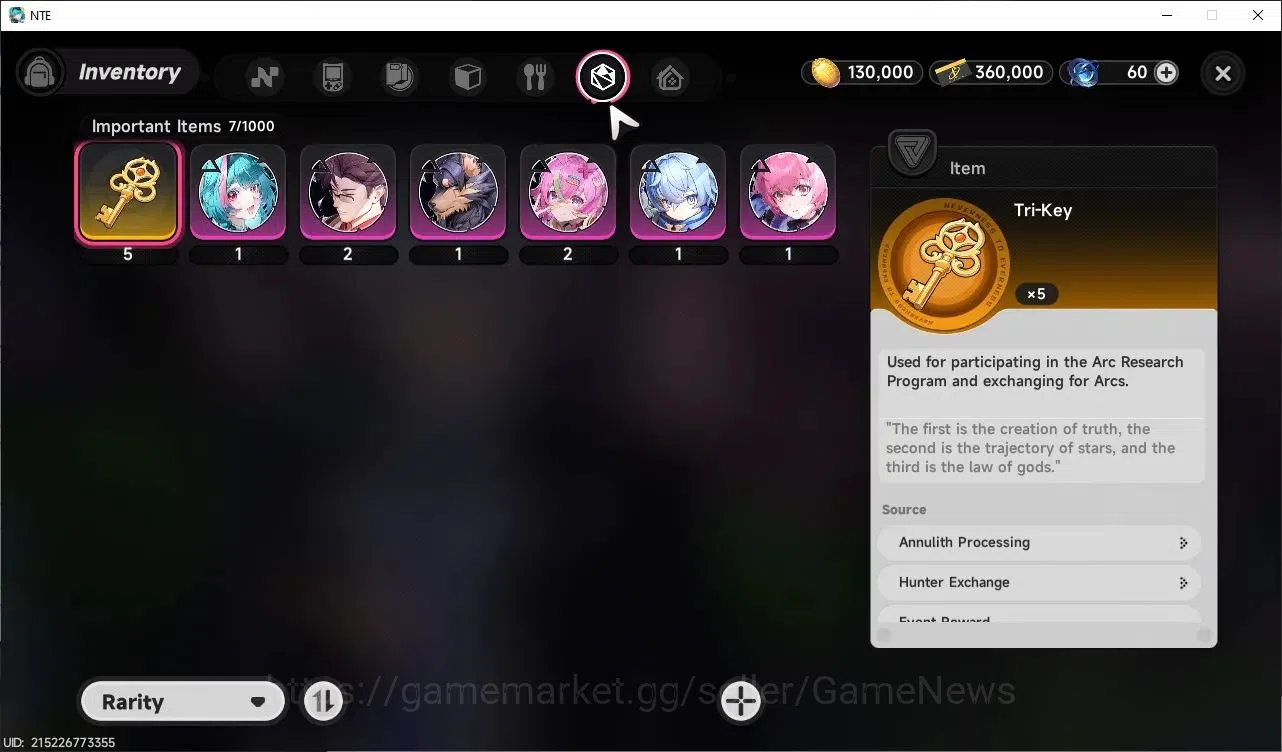 Neverness to Everness Accounts Global EU |HL 3| 4 SSR Baicang, Daffodill, Sakiri, image 11