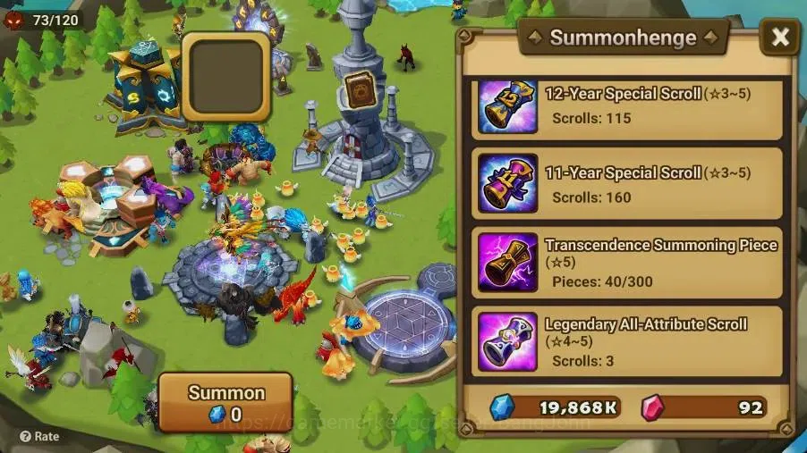 Summoners War: Sky Arena Accounts Starter GLOBAL | NB 5 TESHAR,Starter Gacha 115 12Y+160 11Y Scrool, 3 Legendary All 3