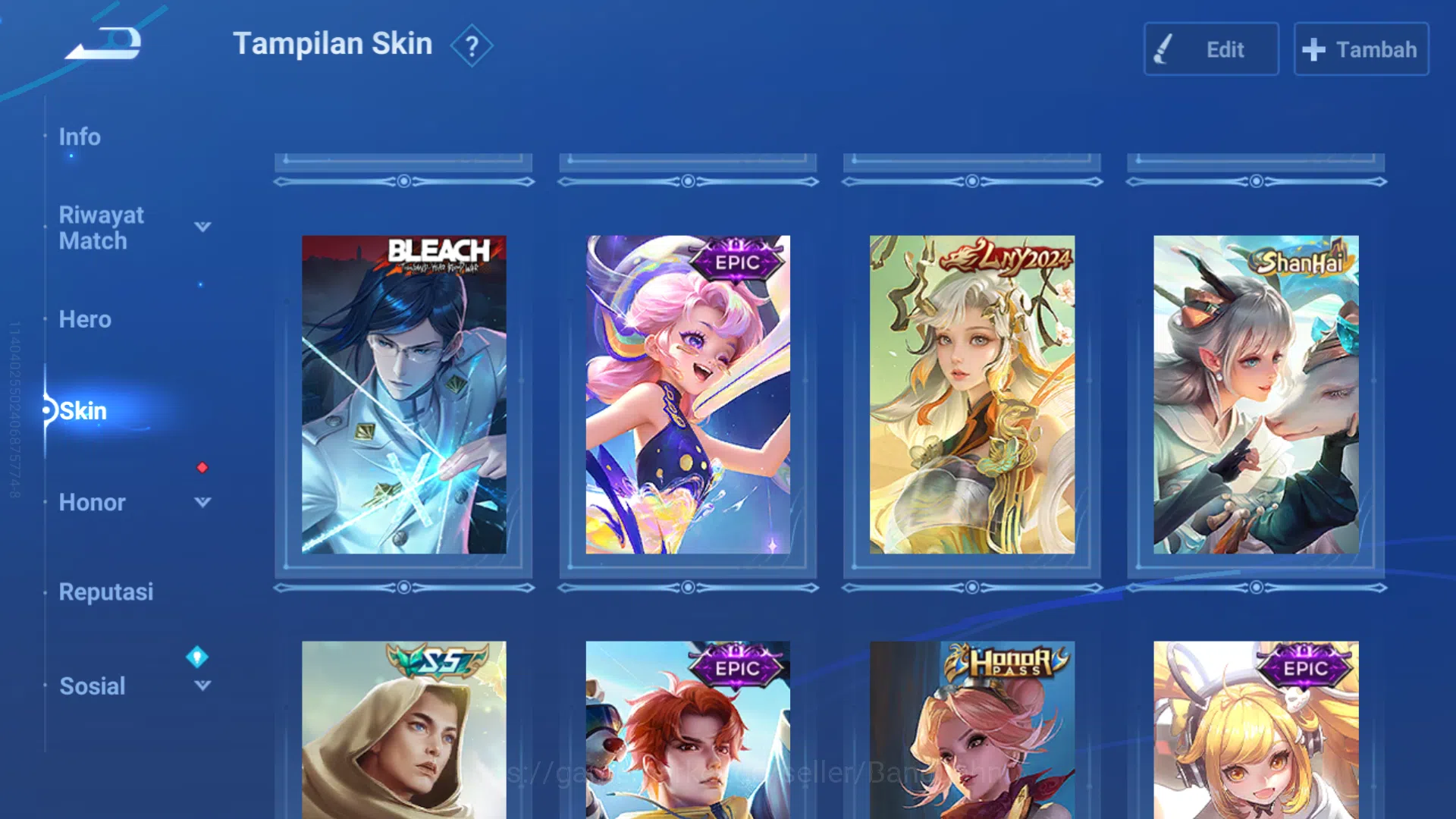 Honor of Kings Accounts GLOBAL | Hero 110 | Skin 24 Full Skin Epic | CRYST image 4