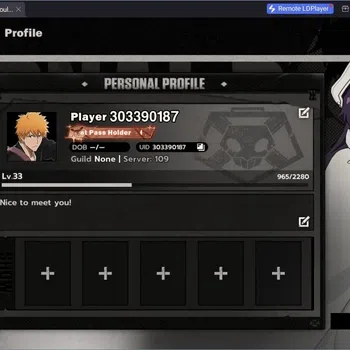 BLEACH: Soul Resonance Accounts Nuverse SEA |Lv.33|2 SSR (KisukeB1,Yoruichi)+Sign+Stamp|Log Google|Check SS BSR140B