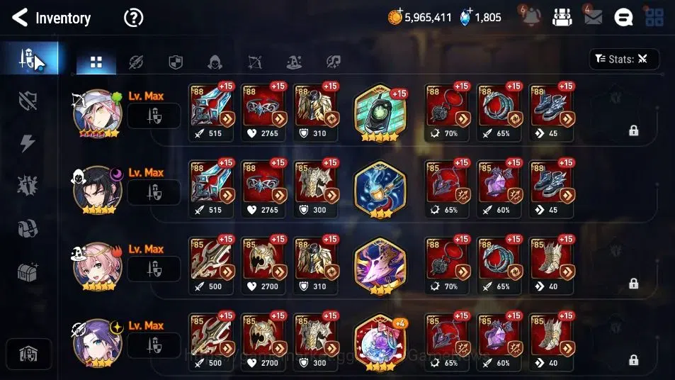 Epic Seven Accounts GLOBAL Unverif|NewEra|4 ML(Rhianna&Luciella,Har se image 11