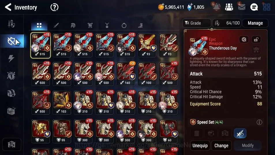 Epic Seven Accounts GLOBAL Unverif|NewEra|4 ML(Rhianna&Luciella,Har se image 12