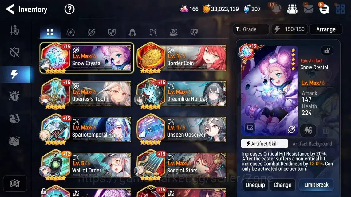 Epic Seven Accounts GLOBAL|7ML (Peira,Bellona,)|PoH+Bless ON|374 Coven image 10