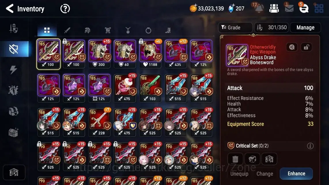 Epic Seven Accounts GLOBAL|7ML (Peira,Bellona,)|PoH+Bless ON|374 Coven image 9